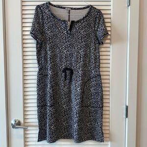 NWT T by Talbots Sleeveless Cotton/Modal Dress Size L
